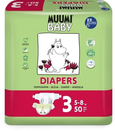 Muumi Baby Nappies Midi 50s-1