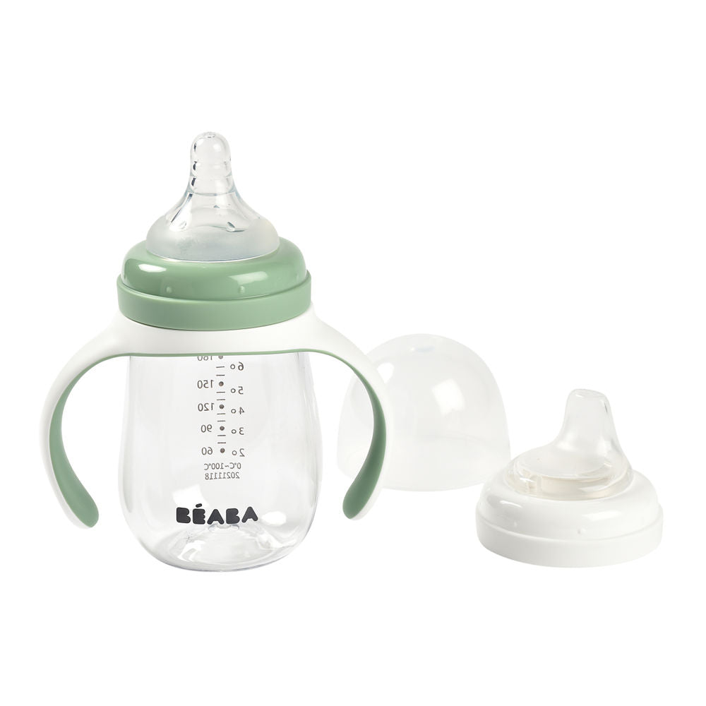 Beaba 2 in 1 Bottle to Sippy Learning Cup-1