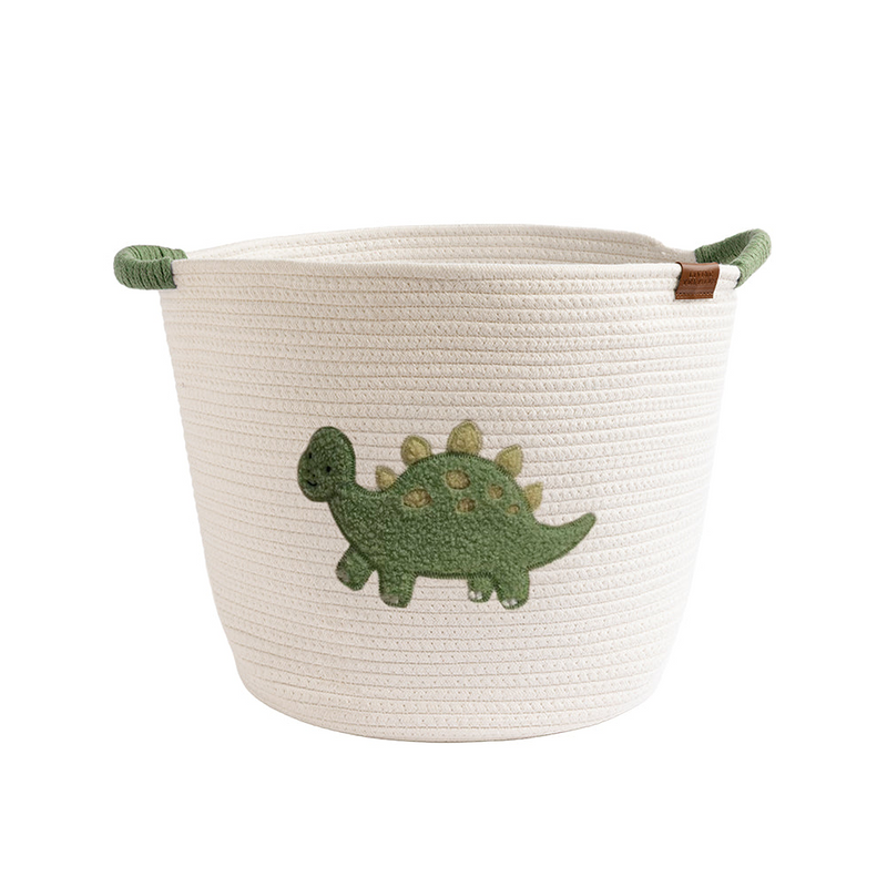 Living Textiles Cotton Rope Character/Embroidered Hampers-3