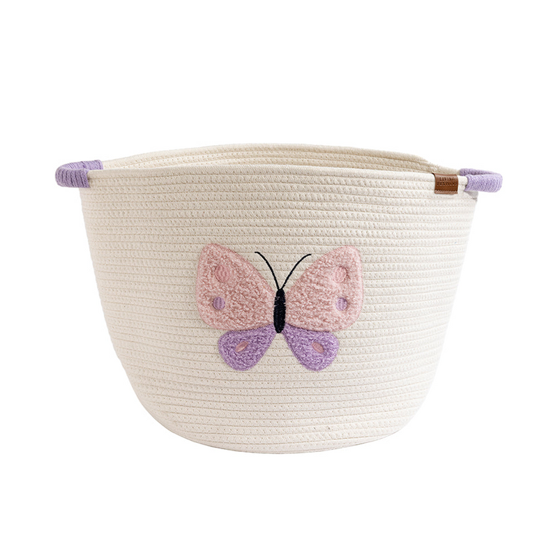 Living Textiles Cotton Rope Character/Embroidered Hampers-4