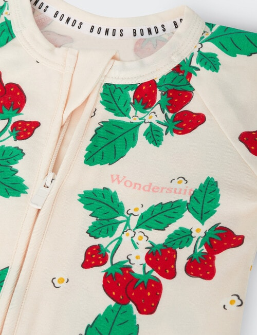 Bonds Zip Romper - Strawberry Fields-2