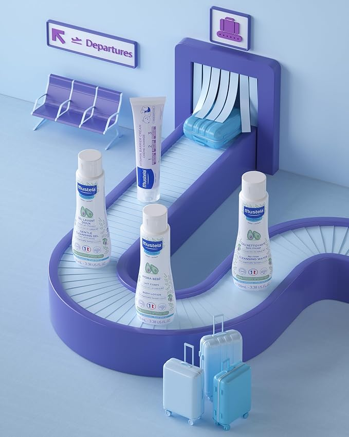 Mustela 4pc Baby Travel Set-3