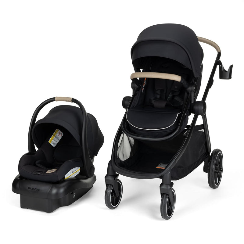 Maxi Cosi Zelia Pro 5-in-1 Travel System - Caspian Caviar-1