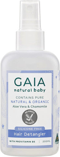 Gaia Natural Baby Hair Detangler 200ml-2