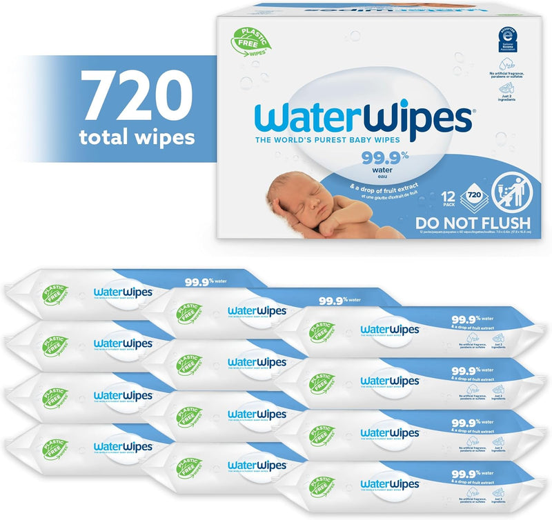 WaterWipes Chemical Free Baby Wipes 720s-2