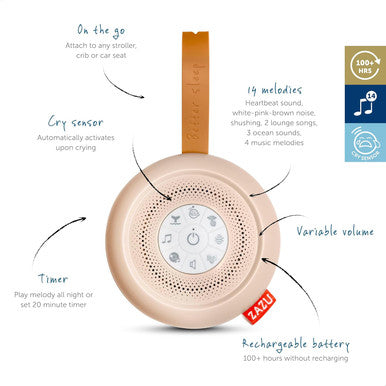 Zazu Suzy Deluxe Portable Baby Soother-3