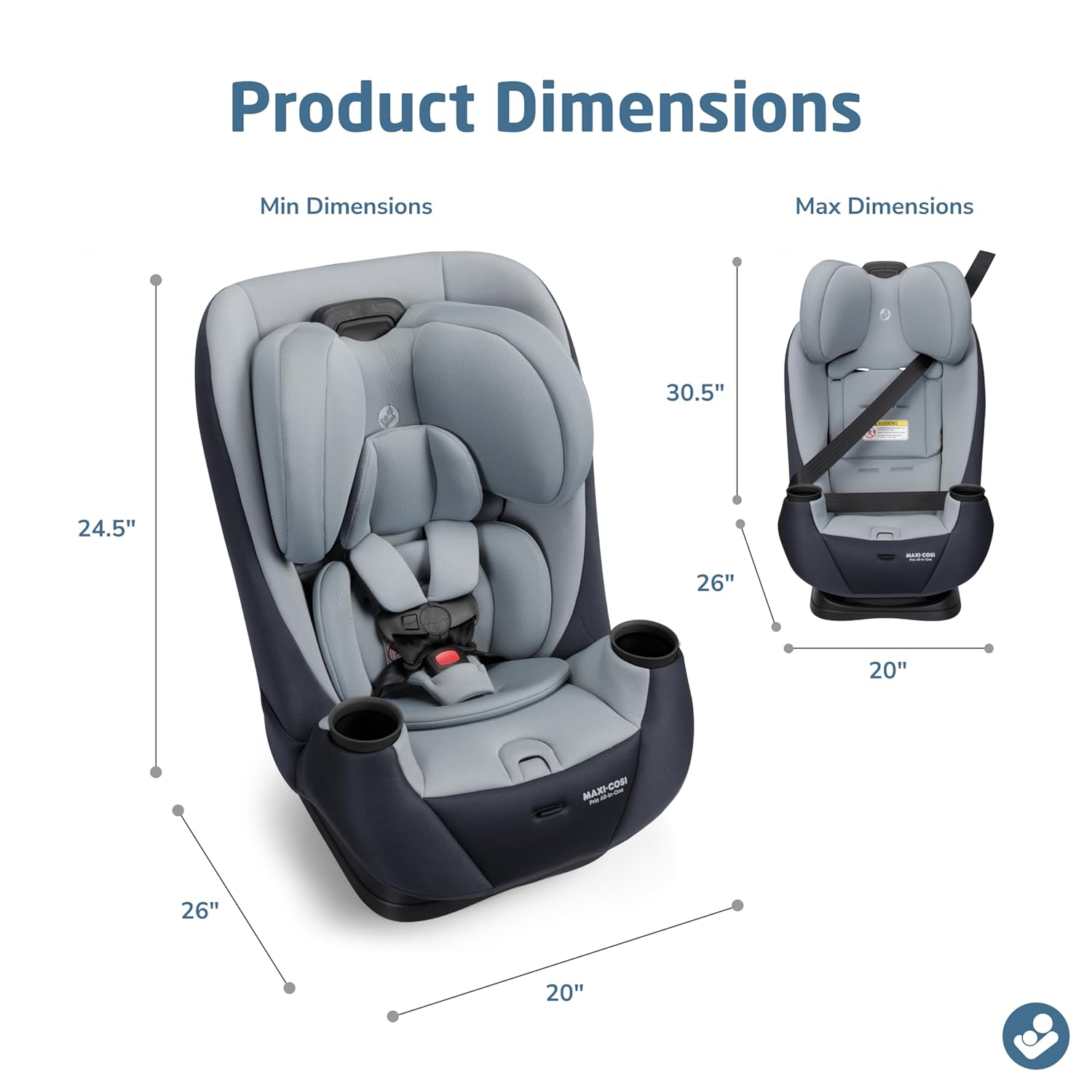 Maxi Cosi Pria All-in-One Car Seat - Seascape-4