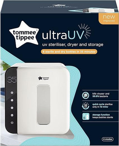 Tommee Tippee Ultra UV 3-In-1 UV Steriliser, Dryer & Storage-1
