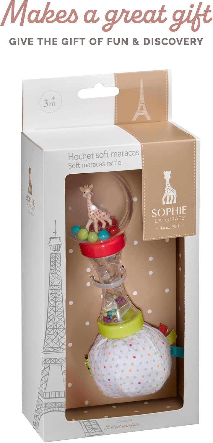 Sophie la Girafe Soft Maraca Rattle-3
