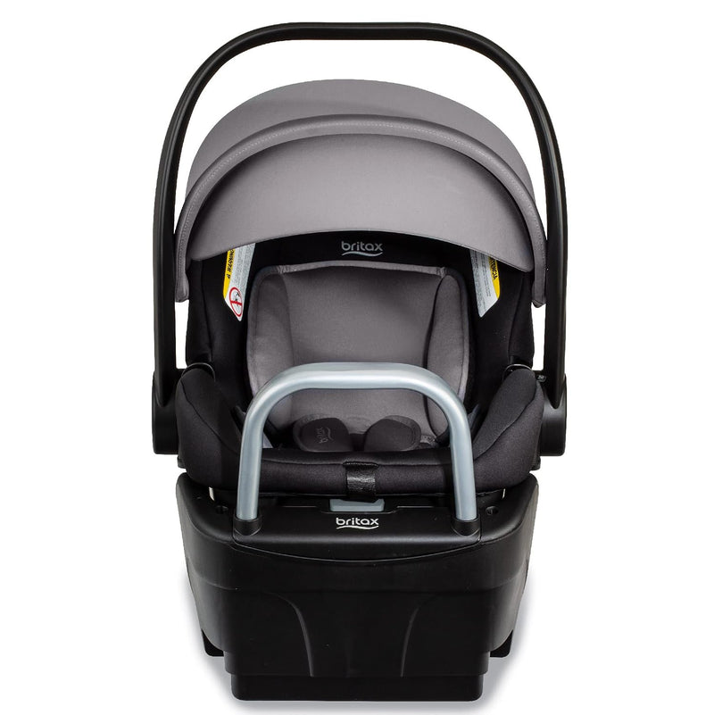 Britax Willow S infant capsule and base with anti-rebound bar, front view