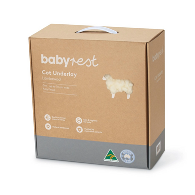 Babyrest Lambswool Cot Underlay-2