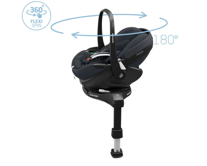 Maxi Cosi Eva³ Compact Stroller & Pebble 360 Pro² + Familyfix 360 Pro Base Bundle-2