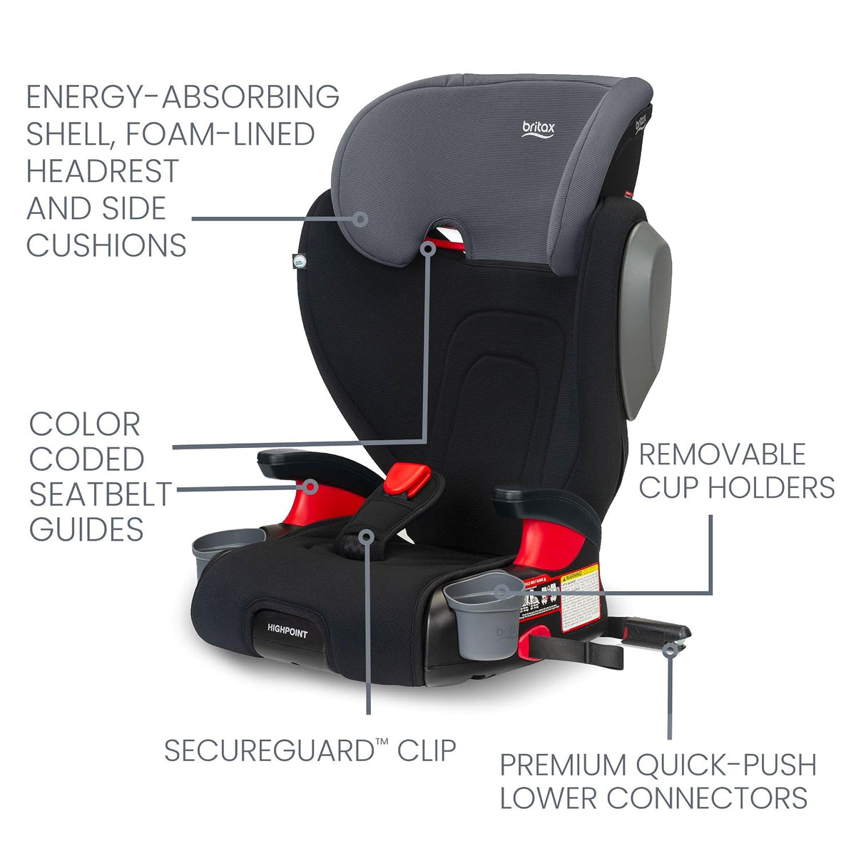 Britax Highpoint 2-in-1 Booster Car Seat-3