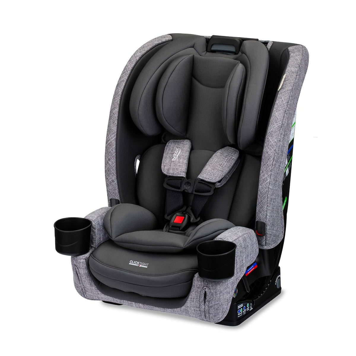Britax One4Life Slim all-in-one car seat in Mineral Grey, angled view