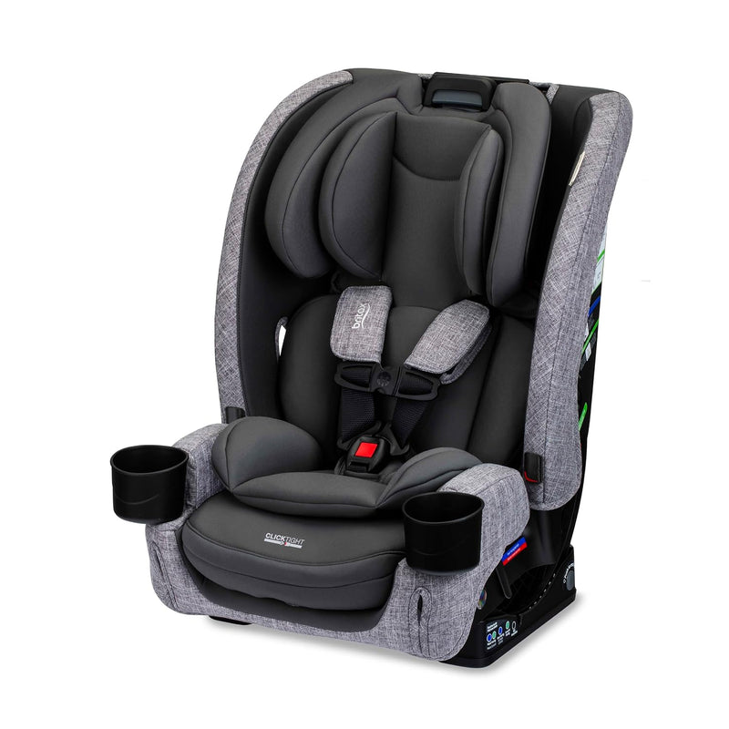 Britax One4Life Slim all-in-one car seat in Mineral Grey, angled view