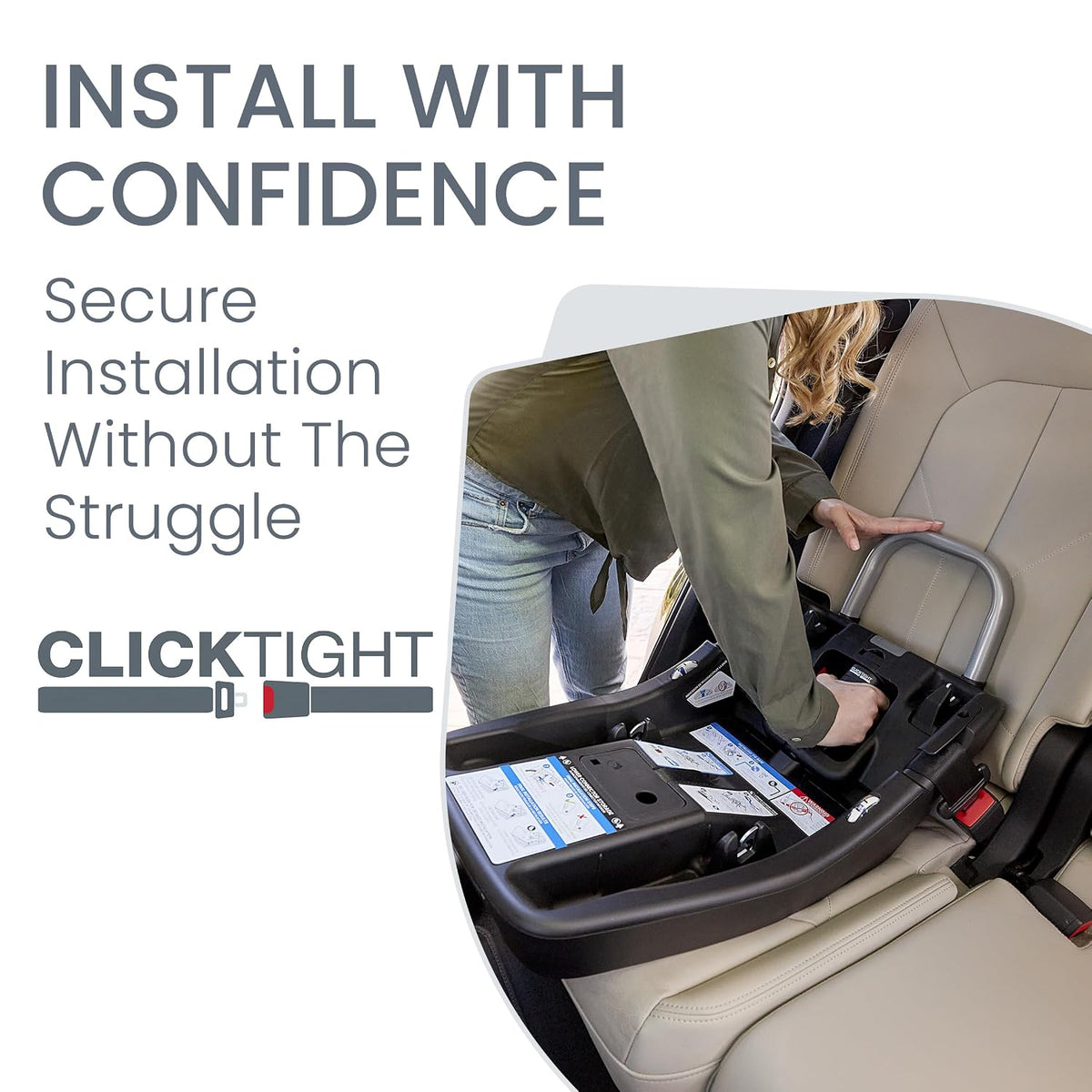Installing the Britax Willow S Alpine base with ClickTight