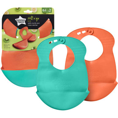 Tommee Tippee Roll 'n' Go Bibs 2-Pack-2