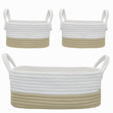 Living Textiles 3pc Storage Set - Natural-1