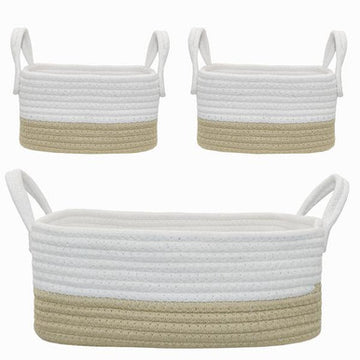 Living Textiles 3pc Storage Set - Natural