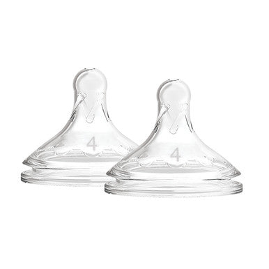Dr Brown's Level 4 Wide Neck Teats 2-Pack-1