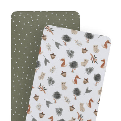 Living Textiles Jersey Bassinet Fitted Sheets-1