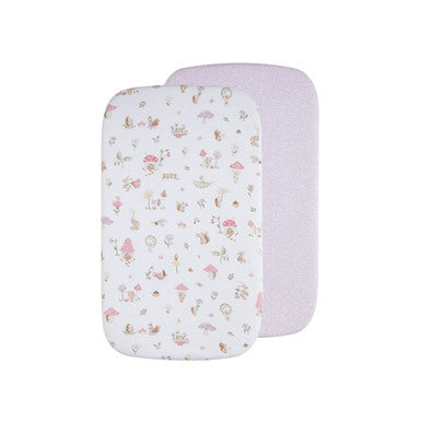 Living Textiles Jersey Bassinet Fitted Sheets-3