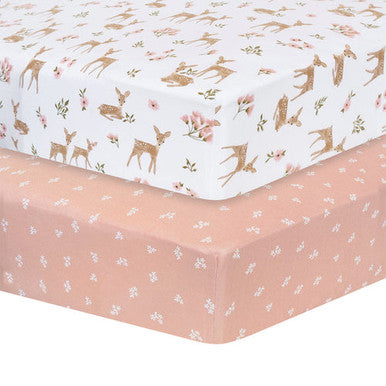Living Textile Jersey Cot Fitted Sheets-1