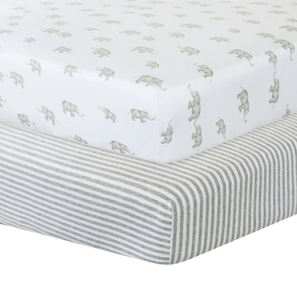 Living Textile Jersey Cot Fitted Sheets-13