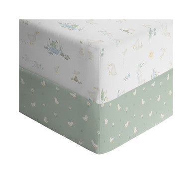 Living Textile Jersey Cot Fitted Sheets-3