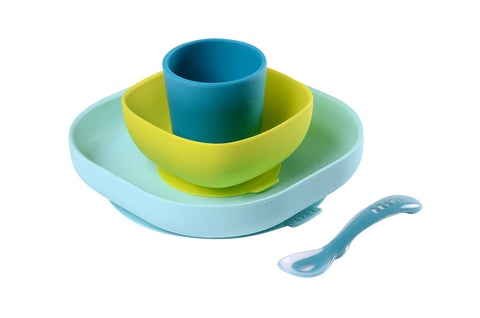 Beaba Silicone Suction 4pc Meal Set-13