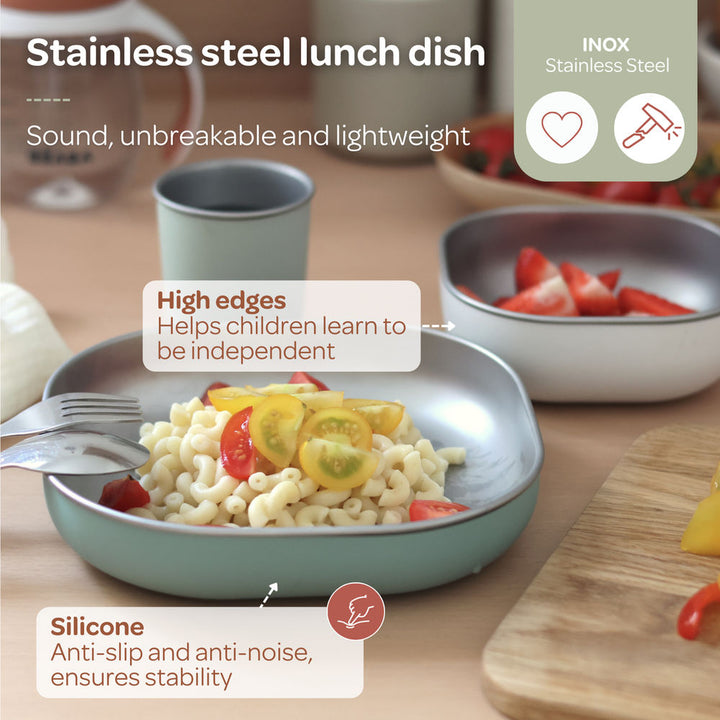 Beaba Stainless Steel Meal Set-12