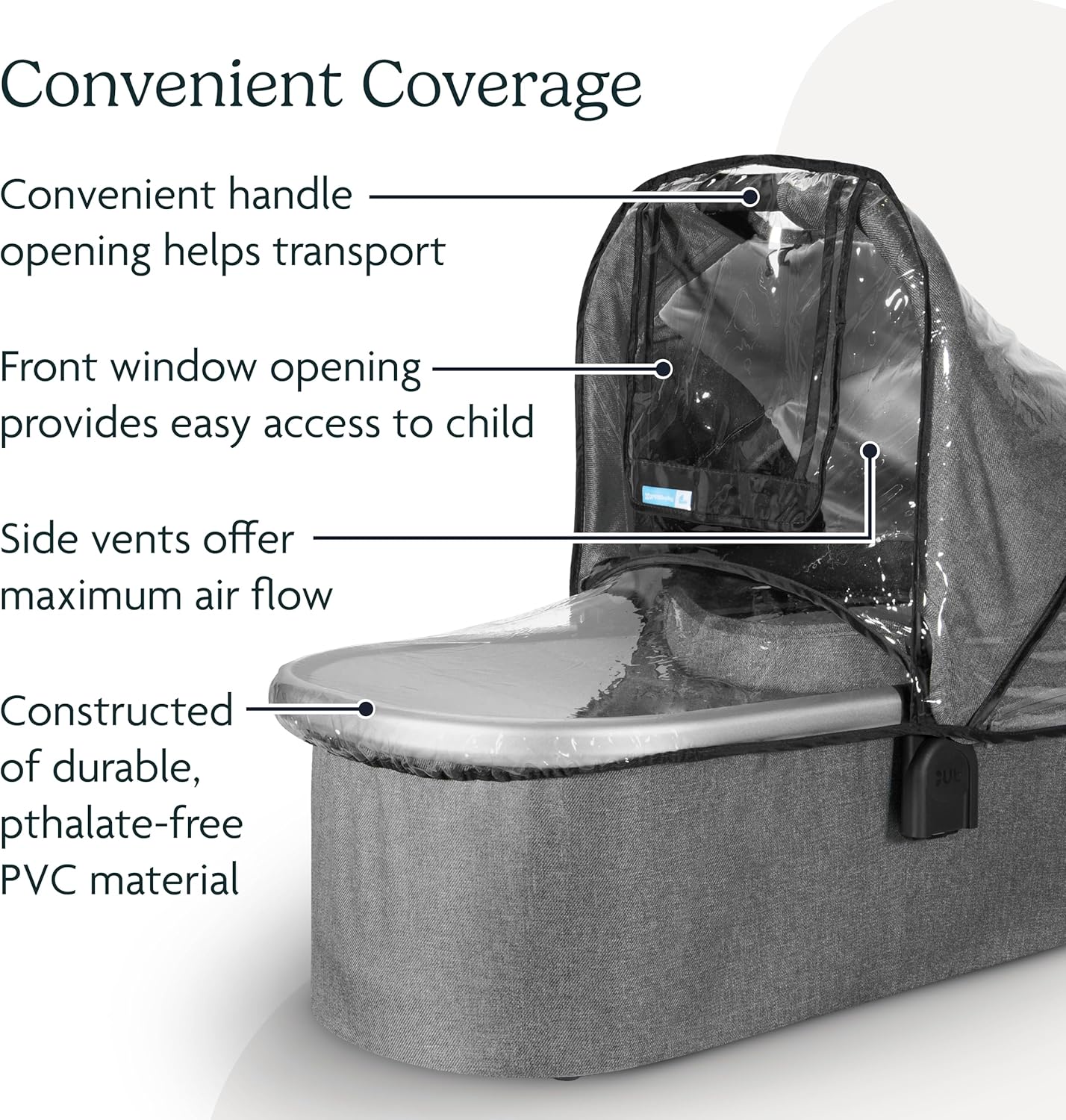 UPPAbaby Bassinet Rain Shield-3