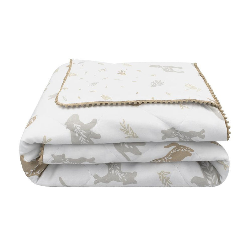 Lolli Living Cot Comforter - Bosco Bear-2