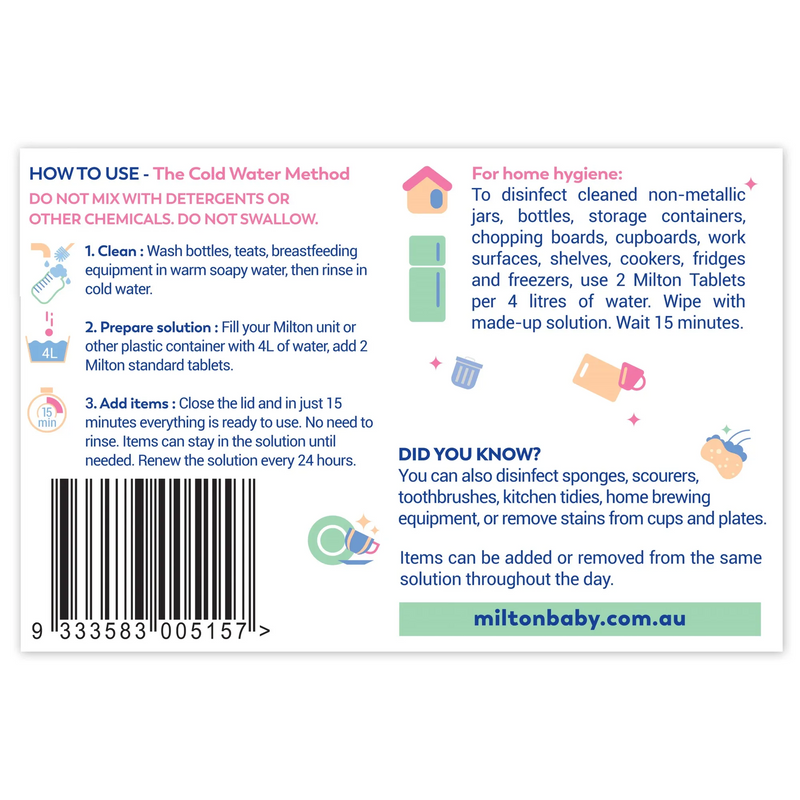 Milton Antibacterial Tablets 30 Pack-5