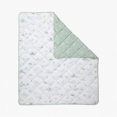 Living Textiles Jersey Cot Comforter - Goosey Goosey-1