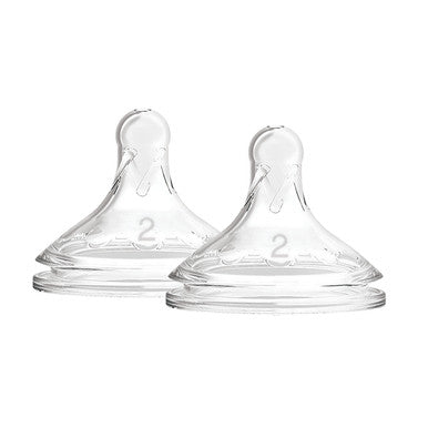 Dr Brown's Level 2 Wide Neck Teats 2-Pack-1
