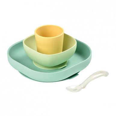 Beaba Silicone Suction 4pc Meal Set-3