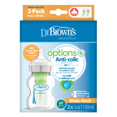 Dr Browns 150ml Wide Neck Feeding Bottle (2pk)-2