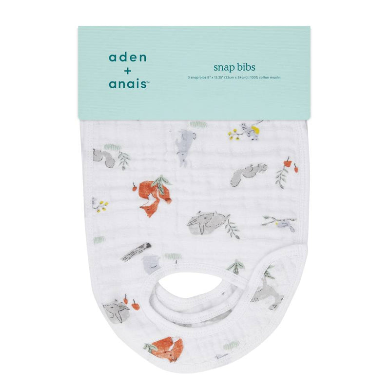 Aden & Anais Snap Bibs - 3 pack-28