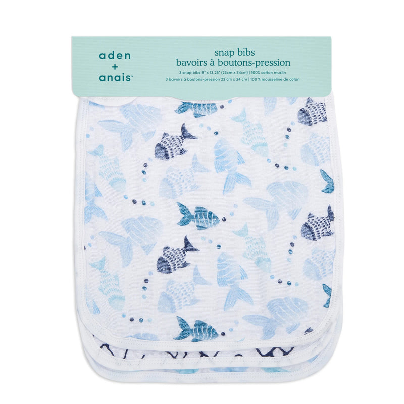 Aden & Anais Snap Bibs - 3 pack-24