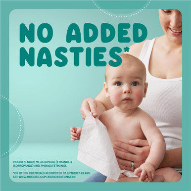 Huggies Mega Fragrance free Baby Wipes - 400 pack-3