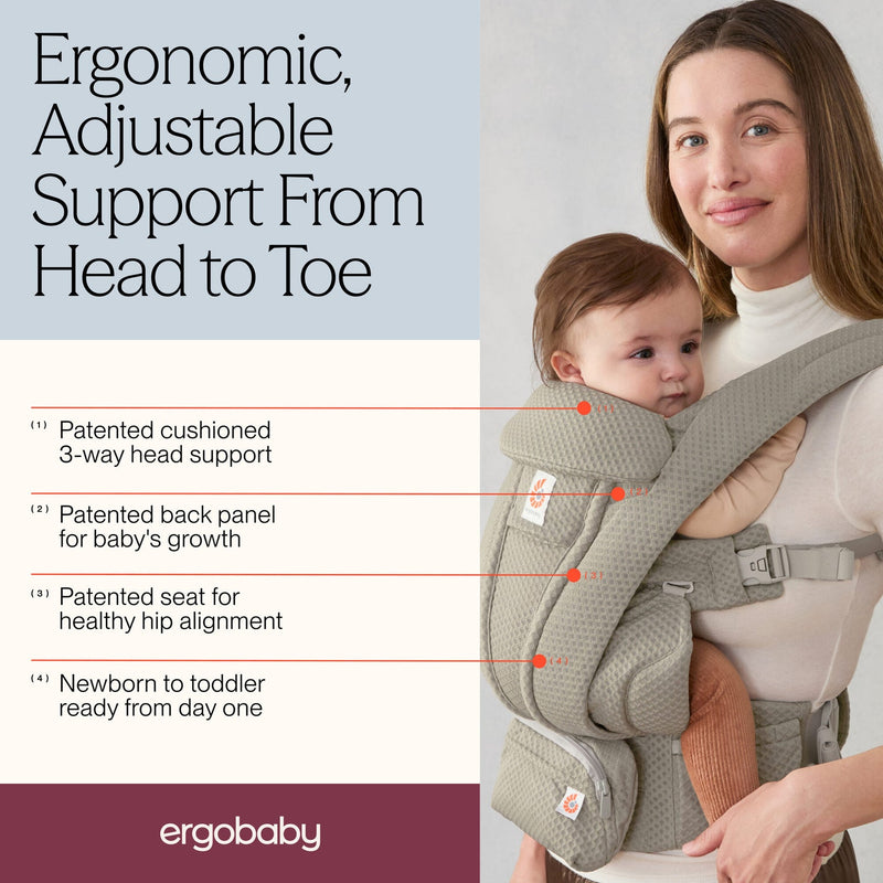 Ergobaby Omni Deluxe All-in-One Mesh Baby Carrier-10
