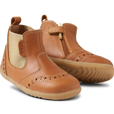 Bobux Billie High Ankle Boots - Caramel-2