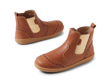 Bobux Billie High Ankle Boots - Caramel-1