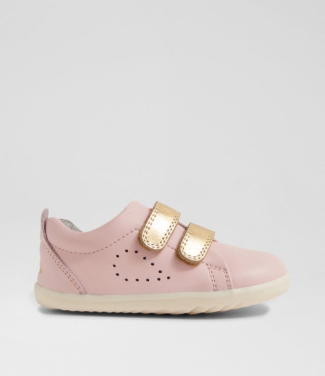 Bobux Step Up Grass Court - Ballet Pink-4