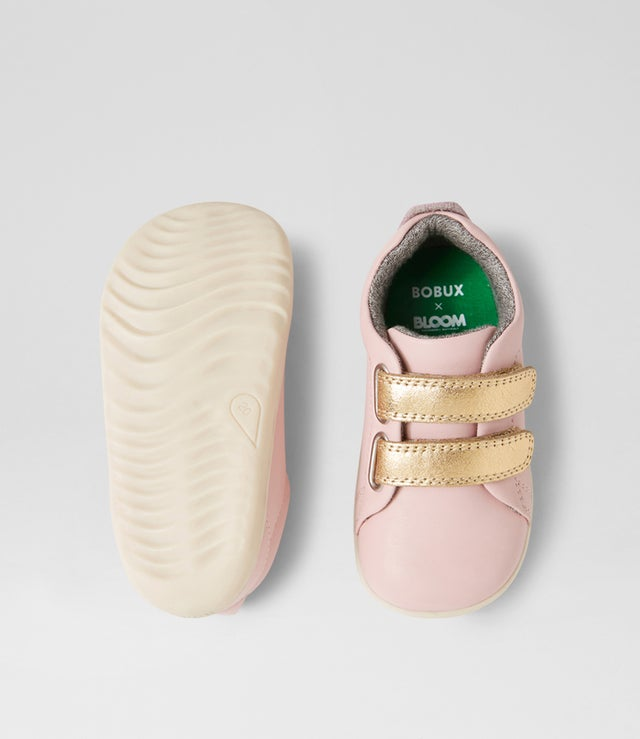 Bobux Step Up Grass Court - Ballet Pink-2