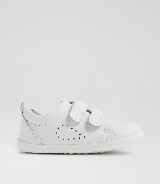 Bobux Step Up Grass Court - Optical White-4