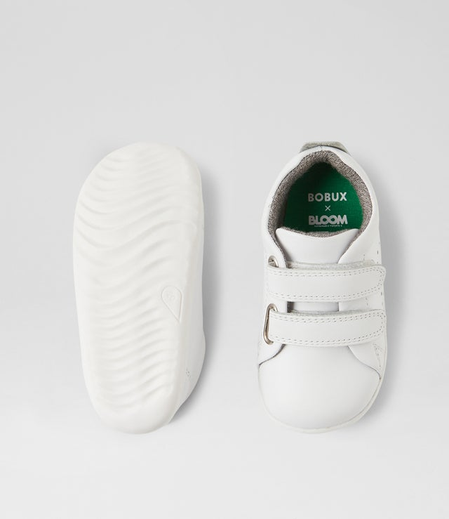 Bobux Step Up Grass Court - Optical White-2