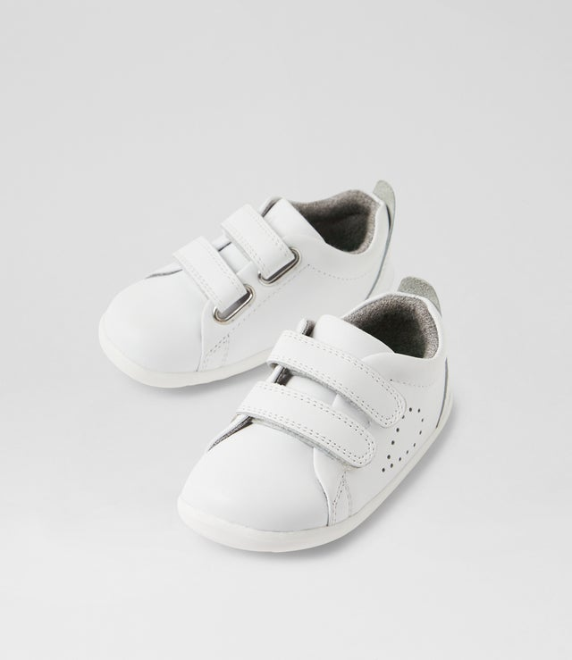 Bobux Step Up Grass Court - Optical White-1