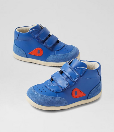 Bobux Champ High Ankle Boots - Olympian Blue-1